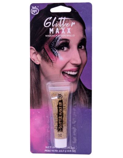 [41.9468C] Maquillaje Glitter Oro C/1