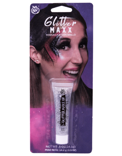 [41.9468] Maquillaje Glitter Plata C/1