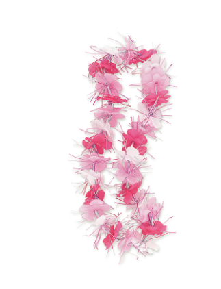 [DS001] Collar Hawaiano Rosa C/1
