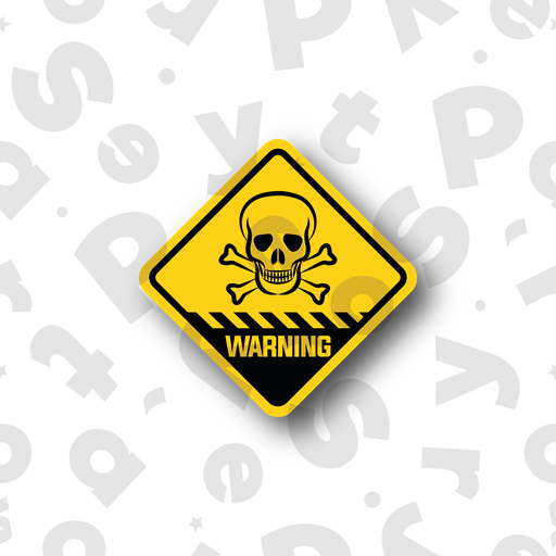 [262.1456/VM] Figura De Plastico Warning Veneno M C/1