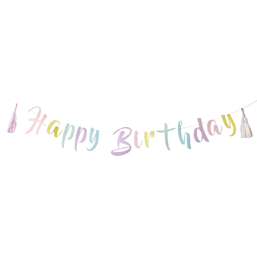 [290.608358] Banner Happy Birthday Arcoiris C/1