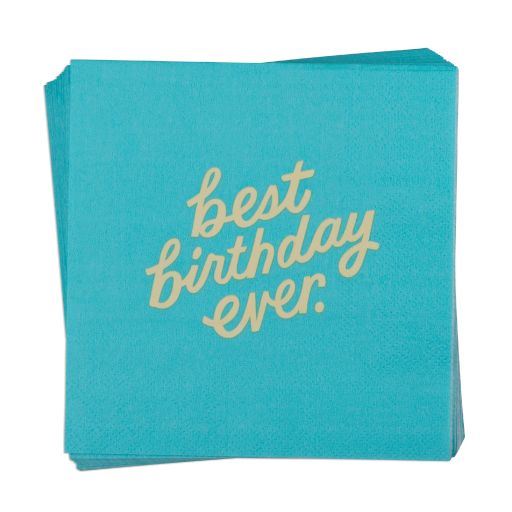 [135.1BIR1267] Servilleta Best Birthday Ever C/20