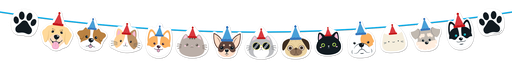 [10.6185/942] Guirnalda Movil Suajada Happy B-Day Pet C/1