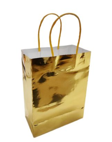 [264.623157] Bolsa De Papel Foil Oro C/4