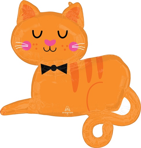 [193.47019] Globo 36" Orange Tabby Cat C/1