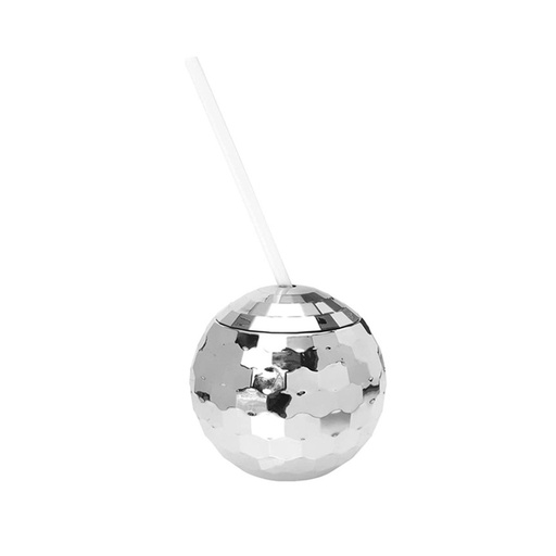 [290.615122] Vaso Bola Disco Plata C/1