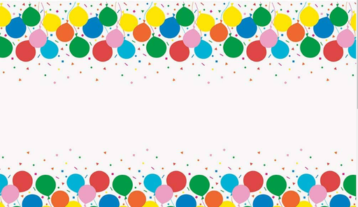 [30.74753] Mantel Globos De Colores C/1