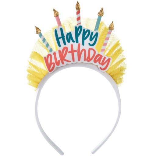 [41.3903396] Deluxe Tiara HBD Candles C/1