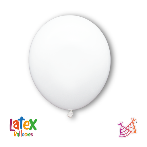 [300.LB11BC] Bolsa De Globos 11" Blanco Snow White C/50