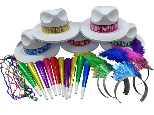 [100.365HNY-10] Paradise Bay Party Kit HNY Multicolor P/10 Personas
