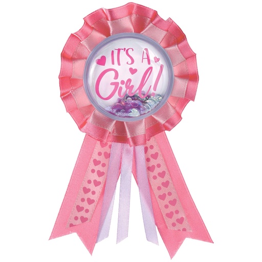 [41.260272] Award Ribbon "It's a Girl" Confetti Shaker C/1