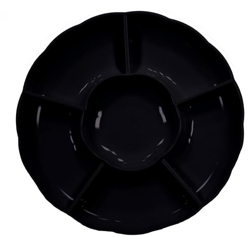 [54.17553] Charola Con Division Negra C/3