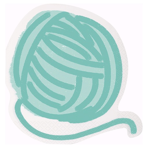 [30.52684] Servilleta Pawty Animals Yarn Ball C/16