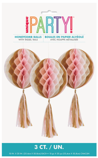 [31.73198] Honeycomb Balls With Tassel Tails C/3