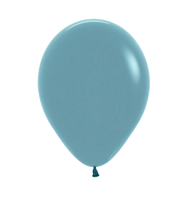 [221.5562] Globo 12" Latex Pastel Duck Azul C/1