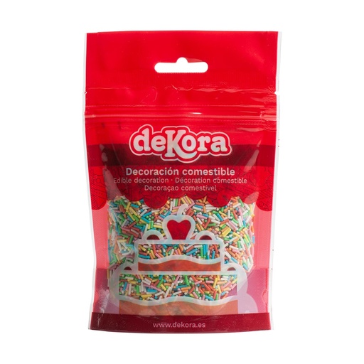 [310.434020] Confeti Fideos Azúcar Colores 100g