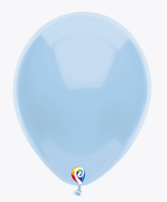 [202.72919] Bolsa De Globos 12" Azul Bebe Liso C/50