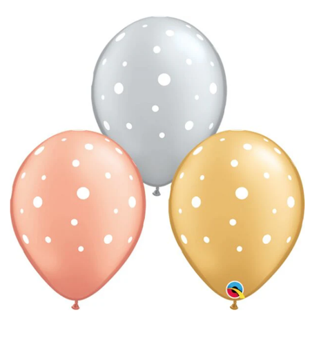 [202.4306] Globo 12" Puntos Grandes Y Pequeños C/1