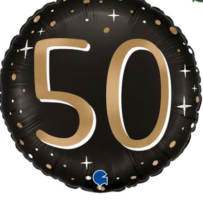 [G78225-P] Globo 18" Sparkling 50 C/1
