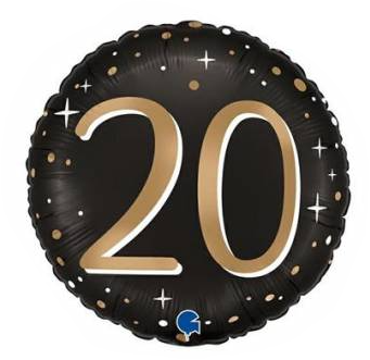 [300.G78221-P] Globo 18" Sparkling 20 C/1