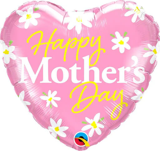 [207.25702] Globo 18" Corazon Happy Mothers Day C/1
