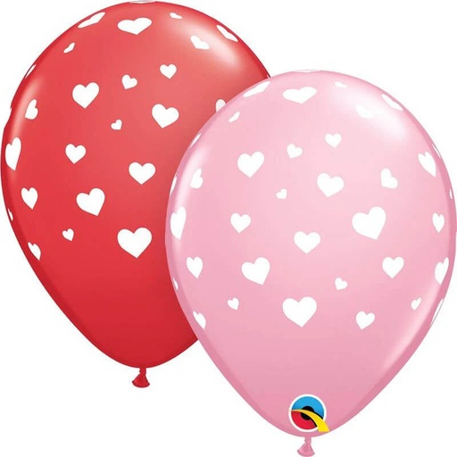 [203.79951] Globo 12" Corazones C/1