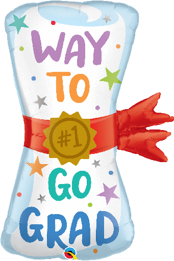 [207.34615] Globo Way to Go Grad Diploma C/1
