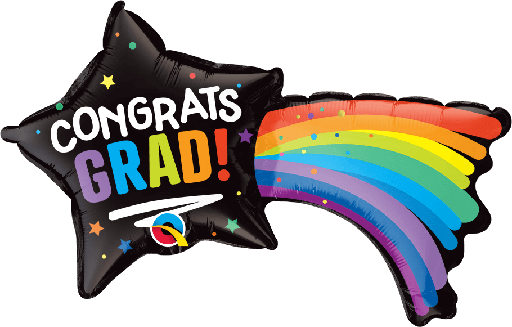 [207.25657] Globo 14" Congrats Grad Estrella Fugaz C/1