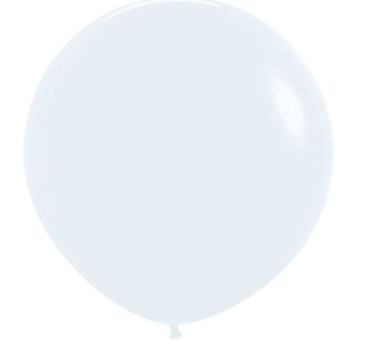[221.151564] Globo 24" Latex Fashion Blanco C/1