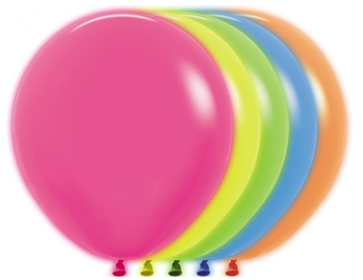 [221.397337] Globo 18" Latex Neon Surtido C/1