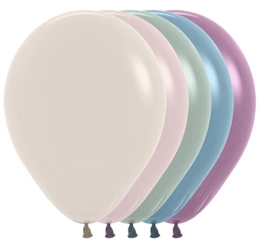 [221.395838] Globo 5" Pastel Dusk Surtido C/1