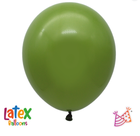 [300.LB9VO] Bolsa De Globos 9" Verde Olivo C/50