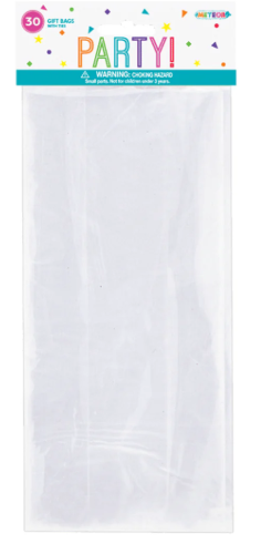 [30.62008] Bolsa Celofan Transparemte C/30