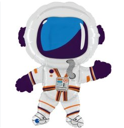 [300.40826] Globo 28" Astronauta Feliz C/1