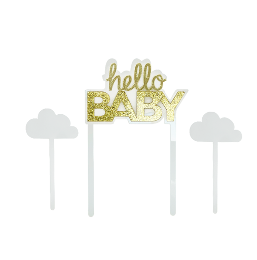 [290.902368] Cake Topper Hello Baby C/1