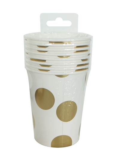 [290.615206] Vaso Carton 9oz Polka C/8