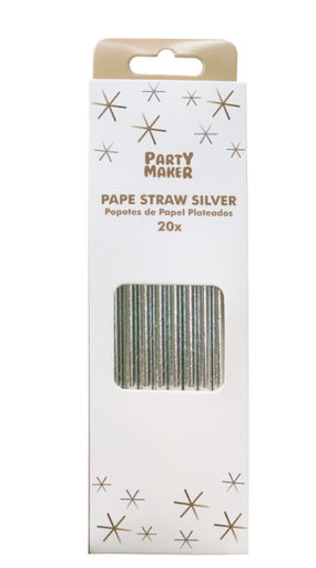 [290.618046] Popotes Carton Plateados C/20